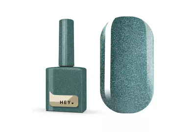 Гель-лак для ногтей HEYLOVE gel Polish Twill, кошачий глаз, темно-зеленый, 15 мл