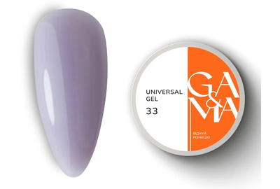 Гель универсальный GaMa Universal gel жидкий №33, дымно-лавандовый, 15 мл