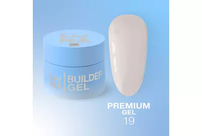 Гель Luna Gel Premium №19 нежный розовый, 30 мл, Цвет: Розовый