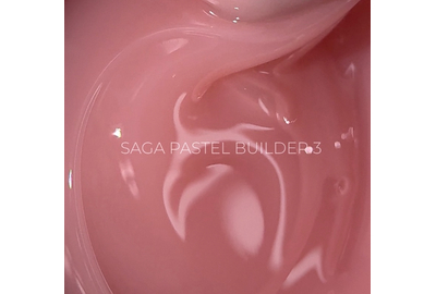 Гель для ногтей Saga Builder Pastel Color №03, натуральный, 15 мл