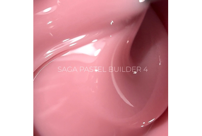 Гель для ногтей Saga Builder Pastel Color №04, теплый нюд, 15 мл