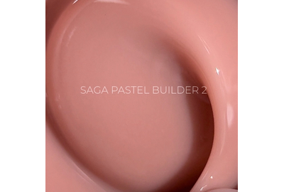 Гель для ногтей Saga Builder Pastel Color №02, нюд, 15 мл
