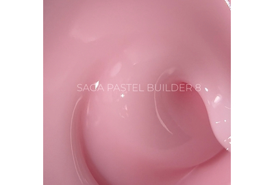 Гель для ногтей Saga Builder Pastel Color №08, нежный персик, 15 мл