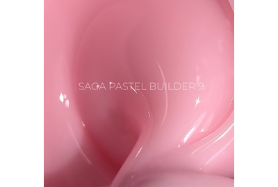 Гель для ногтей Saga Builder Pastel Color №09, персиковый, 15 мл