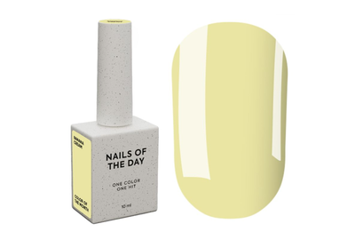 Гель-лак для ногтей NAILSOFTHEDAY цвет месяца ЮЛИЯ 2025 Banana Cream, 10 мл