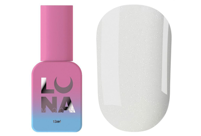 База камуфлирующая Luna Cover Base №5 молочная с блестками, 13 мл