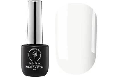 Витражный топ для гель-лака Saga Top IVORY молочный, 8 мл
