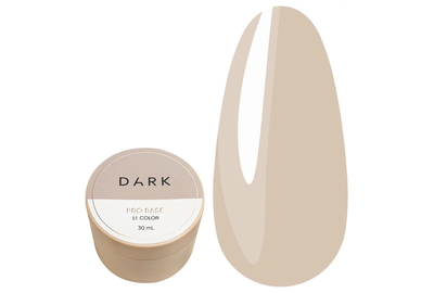 База для ногтей DARK PRO base №15, слоновая кость, 30 мл, Обьем: 30 мл