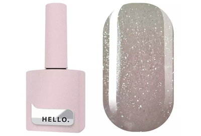 Оттеночная база HEYLOVE Tint base KOMBUCHA нежно-розовая с шиммером, 15 мл