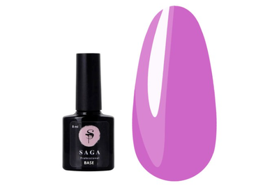 База для гель лака SAGA Color Base №02 розовая, 8 мл, Цвет: Розовый