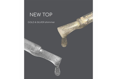 Топ HEYLOVE Gold Shimmer top с золотым шиммером, 15 мл