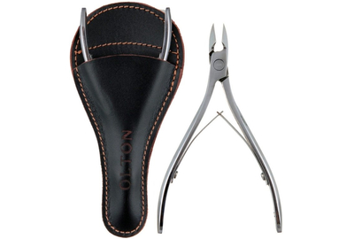 Кусачки для кутикулы Olton M + чехол кожаный