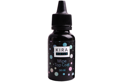 Топ для гель-лака Kira Nails Wipe Top Coat, без кисточки, 30 мл