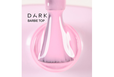 Топ для ногтей DARK Barbie Top, розовый, 10 мл