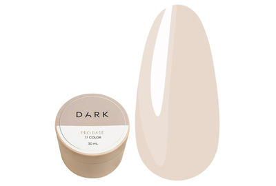 База для ногтей DARK PRO base №55, полупрозрачный беж, 30 мл