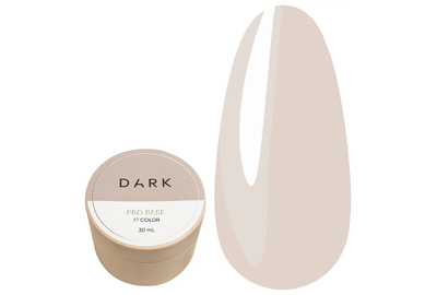 База для ногтей DARK PRO base №57, полупрозрачный айвори, 30 мл