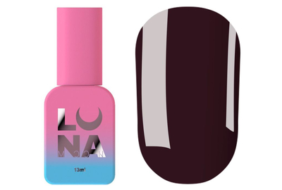 Luna Top Glass Nail Top No. 24, stained glass, brown, 13 ml