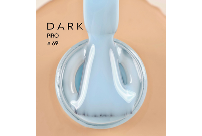DARK PRO base nail polish No. 69, sky blue, 15 ml