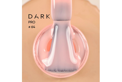 DARK PRO base nail polish No. 64, peach, 15 ml