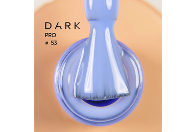 DARK PRO base nail polish No. 53, cornflower blue, 15 ml