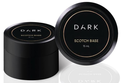 DARK SCOTCH base nail base, improved formula, brushless, transparent, 15 ml
