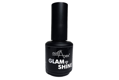 Топ супер глянец NailApex Glam Shine без ЛЖ 15 мл