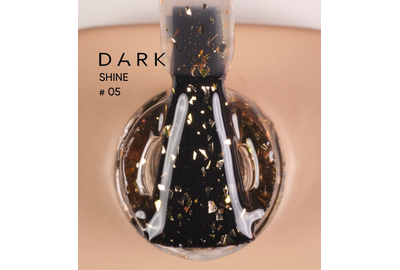 Топ для ногтей DARK Shine Top №05, золотой, 10 мл