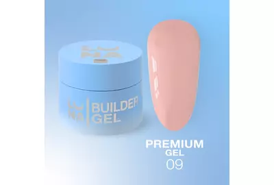 Гель Luna Gel Premium №9 насыщенно-розовый, 15 мл