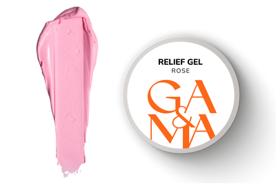 Паста GaMa Relief Gel Rose, розовая, 5 г