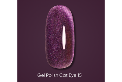 Гель-лак DARK Cat №15 кошачий глаз, 6 мл