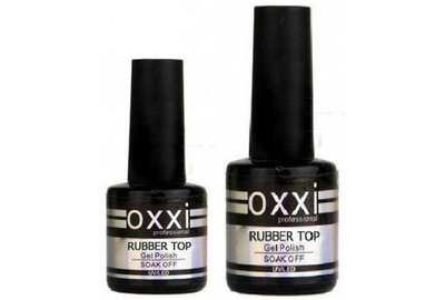 Топ каучуковый для гель-лака OXXI Rubber Top с ЛЖ 15 мл