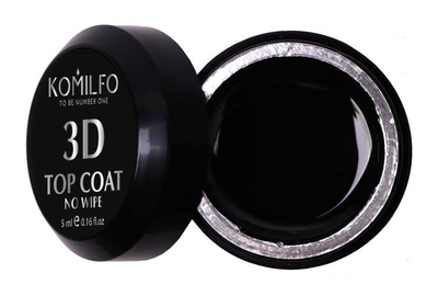Топ для объемных дизайнов Komilfo, без липкого слоя, без кисточки, 5 мл