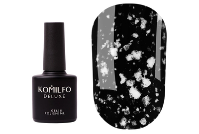 Закріплювач для гель-лаку Komilfo No Wipe Snow Top, без липкого шару, 8 мл