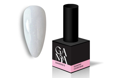 База камуфлююча GaMa Cover base Diamond №06, молочна 15 мл, Колір: Молочний