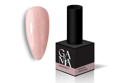 База камуфлююча GaMa Cover base Diamond №08, персикова 15 мл, Колір: Персиковий