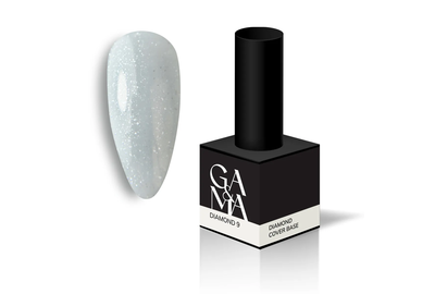 База камуфлююча GaMa Cover base Diamond №09, молочно-сіра, 15 мл, Колір: Молочний