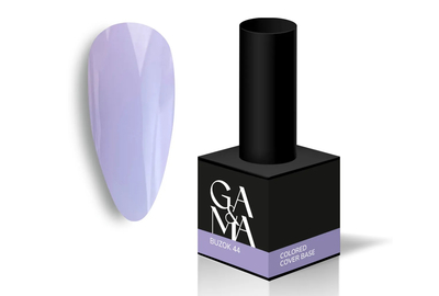 База цветная GaMa Cover base Colored №44 Сирень, сиреневая, 15 мл, Цвет: Сиреневый