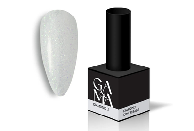 База камуфлююча GaMa Cover base Diamond №03, прозора з крихтами, 15 мл