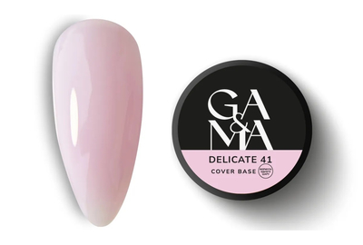 Камуфлирующая база GaMa Cover base №41 Delicate, нежно-розовая, 30 мл