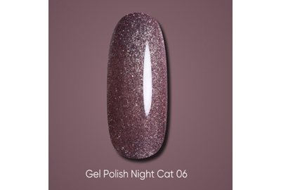 Гель-лак DARK Night Cat №06 кошачий глаз, 10 мл