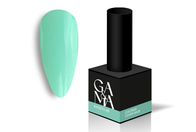База цветная GaMa Cover base Colored №49 Хоста, нежно-зеленая, 15 мл, Цвет: Зеленый