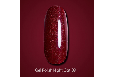 Гель-лак DARK Night Cat №09 кошачий глаз, 6 мл