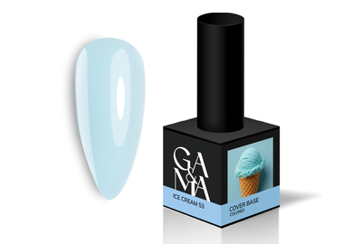 База цветная GaMa Cover base Colored №53 Ice Cream, мороженое, 15 мл