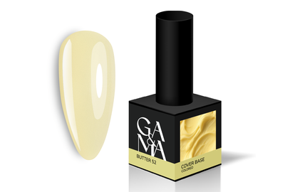 База цветная GaMa Cover base Colored №52 Butter, сливочное масло, 15 мл