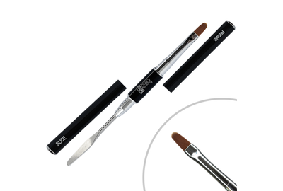 Кисть двухсторонняя Adore Acryl gel Brush/Slice для геля и акрила