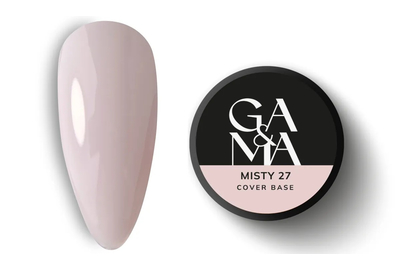 Camouflage base GaMa Cover base No. 27 Misty, light pink, 30 ml, Color: Pink