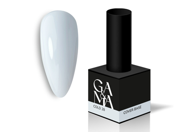Камуфлирующая база GaMa Cover base №28 Cold, холодная молочная, 15 мл, Цвет: Молочный