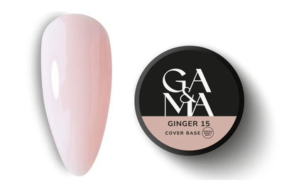Camouflage base GaMa Cover base No. 15 Ginger, delicate peach, 30 ml, Color: Peach
