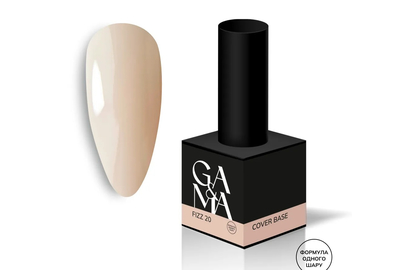 Camouflage base GaMa Cover base No. 20 Fizz, milky nude, 15 ml, Color: Beige