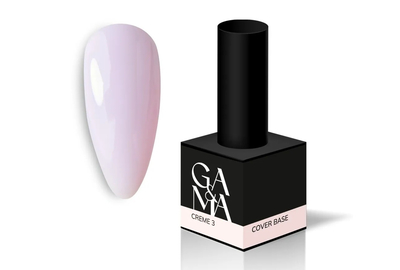 Камуфлирующая база GaMa Cover base №03 Creme, кремовая, 15 мл, Цвет: Розовый